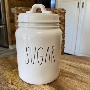 Rae Dunn SUGAR Canister with Lid